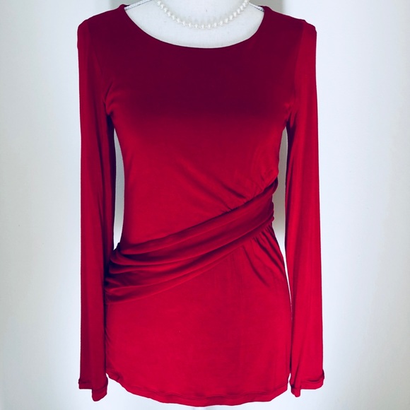 CAbi Tops - CAbi Applaud Top #946, Rococo Red, Small